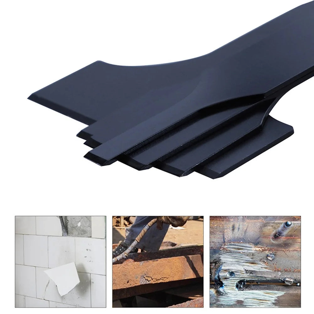 RUITOOL 4Pcs 10 / 30 / 50 / 100mm Alloy Steel Reciprocating Saw Scraper Blade Tile Cleaning Tool - 3