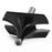 12mm Shank Tungsten Steel Alloy Round Over Bit Woodworking Cutter Wood Line Edge Trimmer - Black - 5