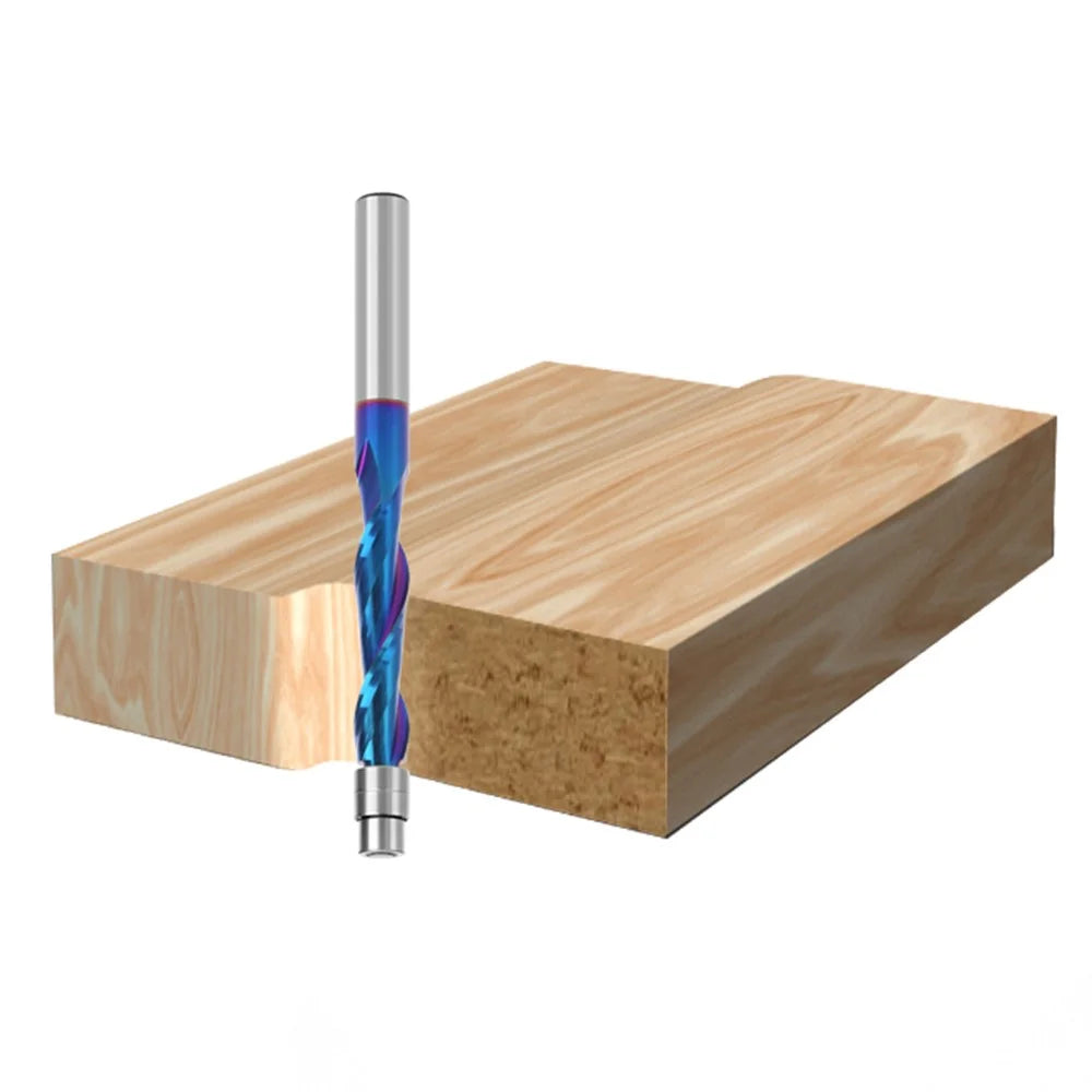 1 / 4" Shank Alloy Milling Cutter for Engraving Wood, MDF Woodworking Router Bit Tools Carving Cutter - Compression Cutter 1 / 4*1*3" - 5