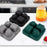 2 in 1 Silicone Ice Cube Tray Ice Making Mold with Funnel (BPA Free, No FDA Certificate) - Grey - 7