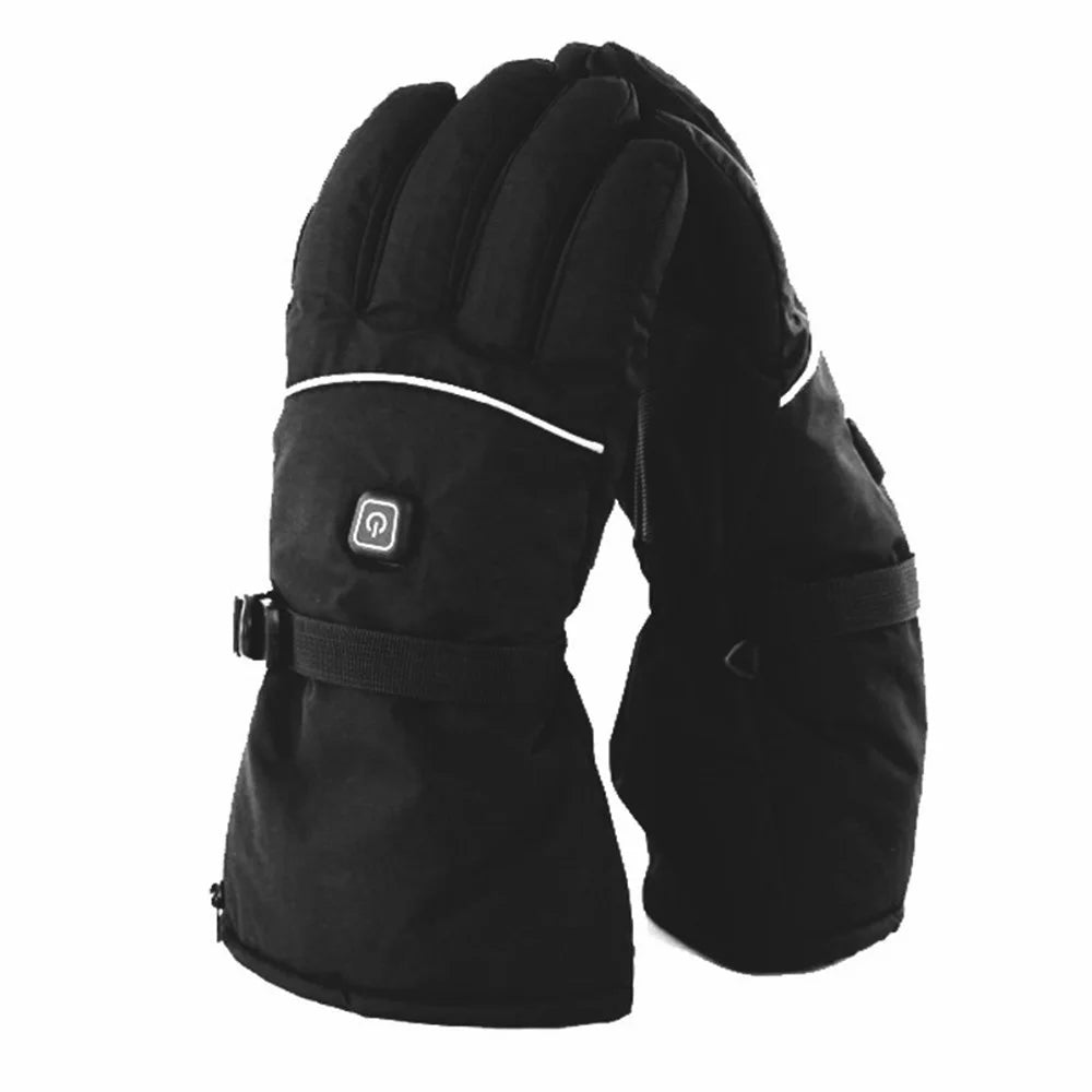 1 Pair Multi-Function Heating Gloves 3-Gear Temperature Adjustable Electric Thermal Gloves for Snowboard Cycling Ski (No Battery) - 3