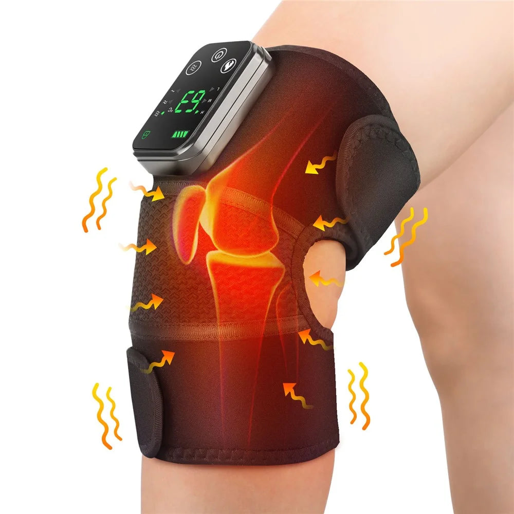 HAILICARE 1Pc Electric Heating Knee Massager Knee / Elbow / Shoulder Hot Compress Physiotherapy Instrument (CE / ROHS / FCC Certified) - 1