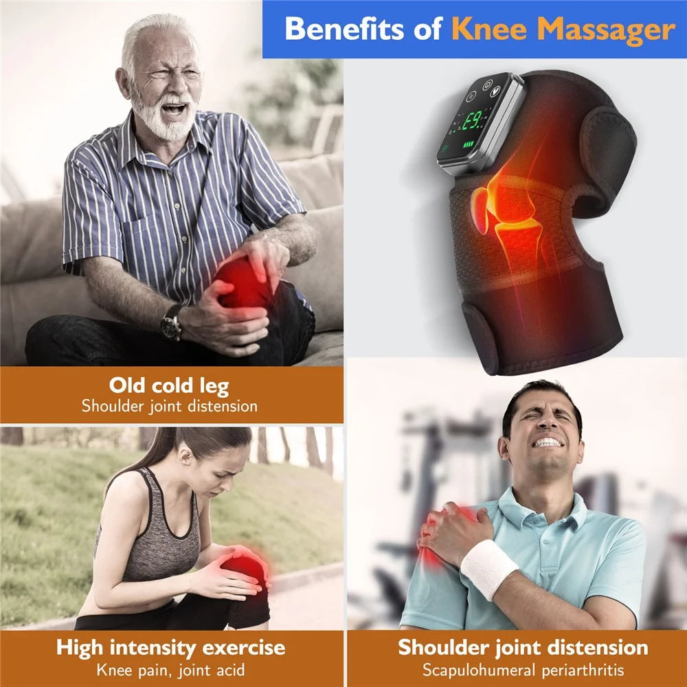 HAILICARE 1Pc Electric Heating Knee Massager Knee / Elbow / Shoulder Hot Compress Physiotherapy Instrument (CE / ROHS / FCC Certified) - 4