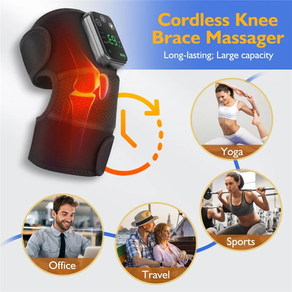 HAILICARE 1Pc Electric Heating Knee Massager Knee / Elbow / Shoulder Hot Compress Physiotherapy Instrument (CE / ROHS / FCC Certified) - 7