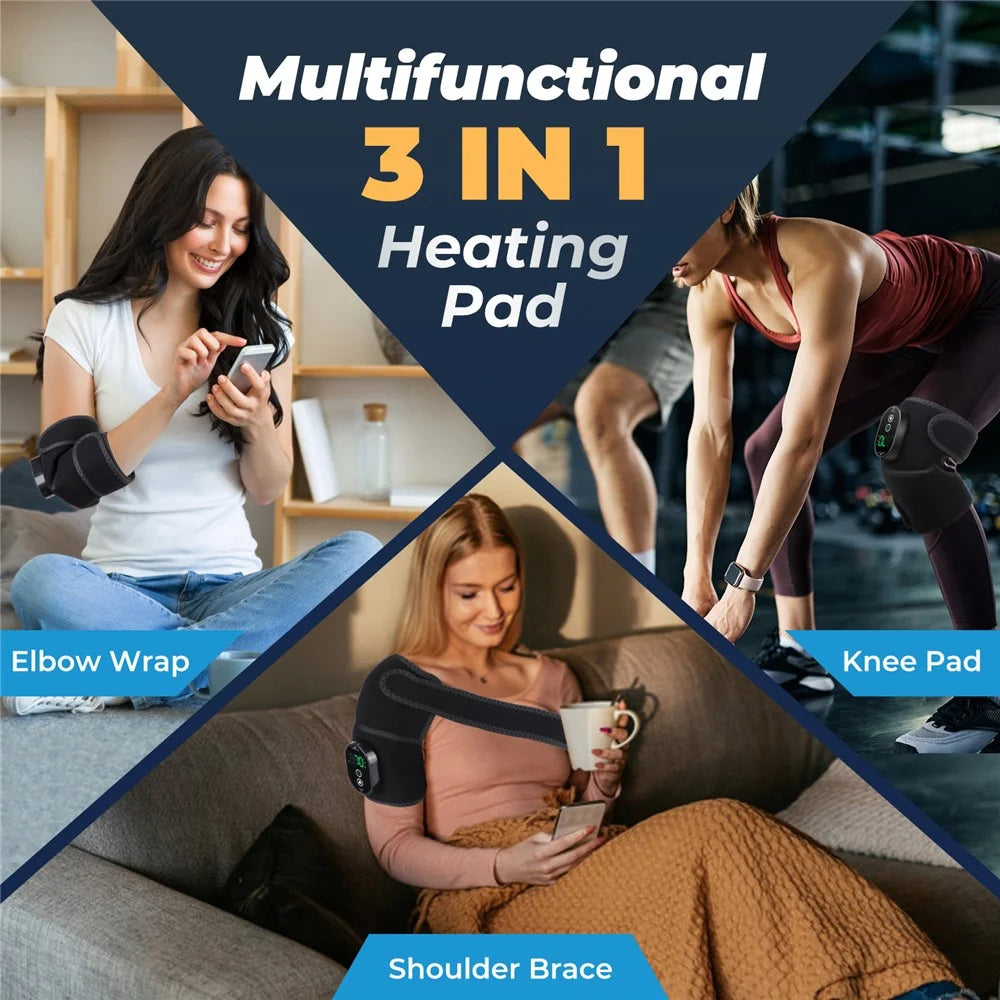 HAILICARE 1Pc 6-Gear Heating Winter Knee Massager Knee / Elbow / Shoulder Hot Compress Instrument (CE / ROHS / FCC Certified) - 5