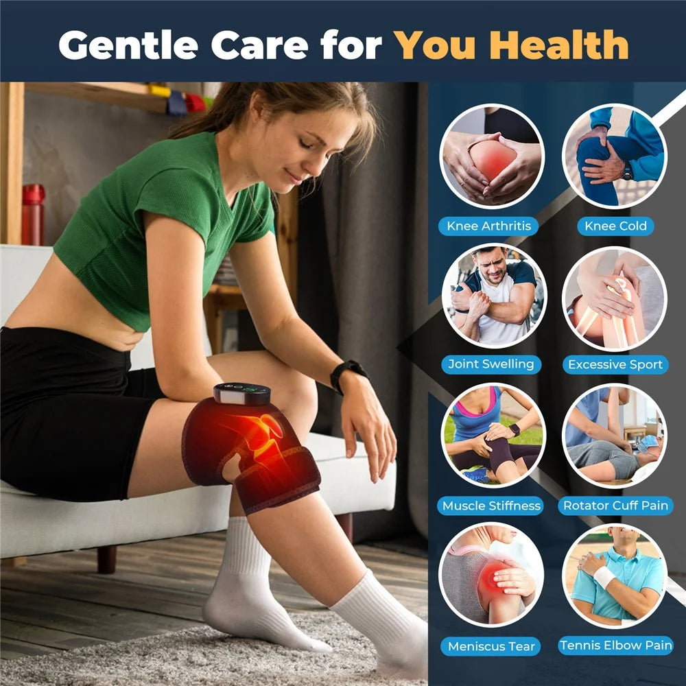 HAILICARE 1Pc 6-Gear Heating Winter Knee Massager Knee / Elbow / Shoulder Hot Compress Instrument (CE / ROHS / FCC Certified) - 7