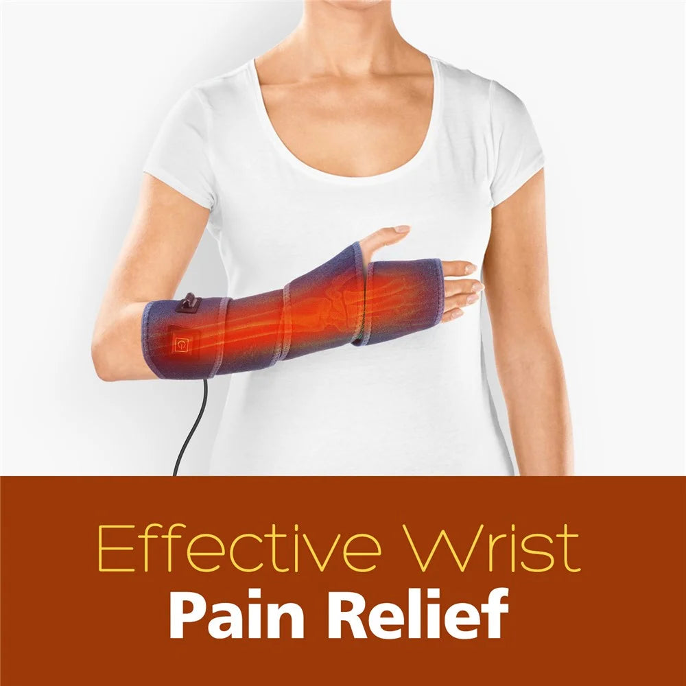 Winter Heating Band Multifunctional Elbow Electric Heater Wrist Ankle Protector Warmer Physiotherapy Pain Relief Heated Straps - US Plug - 4