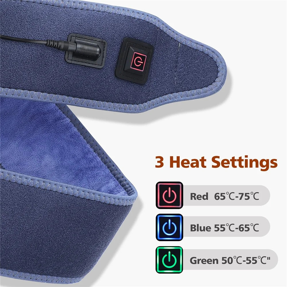 Winter Heating Band Multifunctional Elbow Electric Heater Wrist Ankle Protector Warmer Physiotherapy Pain Relief Heated Straps - US Plug - 5