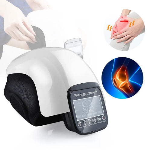 LCD Smart Heating Knee Massager Red Light Physiotherapy Pressure Massager Elbow Knee Electric Warmer - 1
