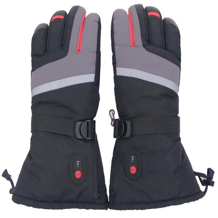 1Pair Portable Electric Heated Gloves for Winter Battery Heating Thermal Gloves Touchscreen Function Hand Warmer - 1