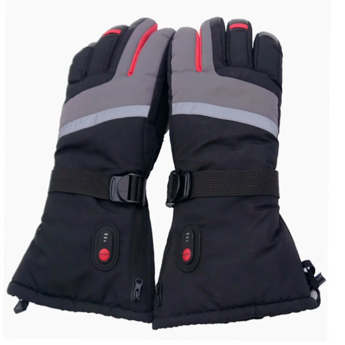 1Pair Portable Electric Heated Gloves for Winter Battery Heating Thermal Gloves Touchscreen Function Hand Warmer - 2