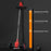 Wheel Design Lawn Mower Weed Wacker Electric Weed Trimmer Portable Weeding Machine with 24VH 6000mAh Battery - Black+Red / EU Plug - 6