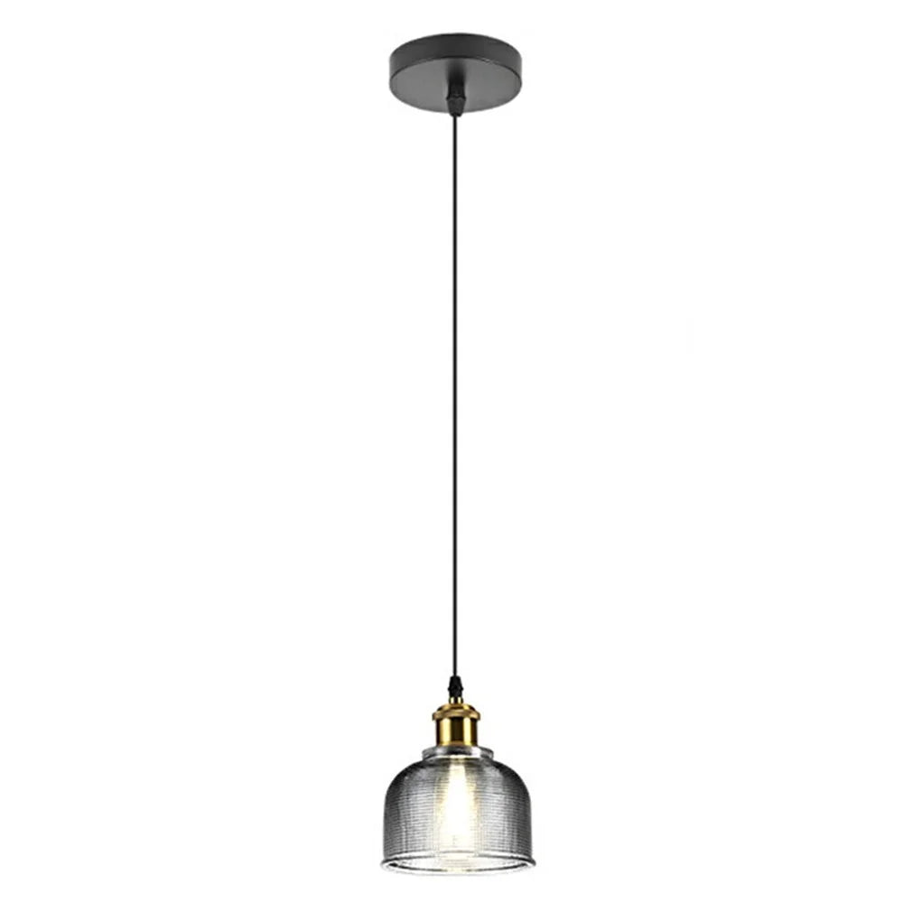 5W 3 Color Temperature LED Bulb Glass Chandelier Restaurant Bedroom Bar Small Chandelier Light - Smoke Grey - 1