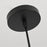 5W 3 Color Temperature LED Bulb Glass Chandelier Restaurant Bedroom Bar Small Chandelier Light - Smoke Grey - 2
