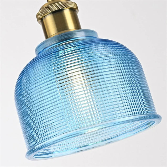 5W 3 Color Temperature LED Bulb Glass Chandelier Restaurant Bedroom Bar Small Chandelier Light - Smoke Grey - 3