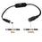 JUNSUNMAY 30cm DC 5.5x2.5mm Male to Female LED Touch Dimmer Switch Inline Controller for Single Color - 3