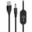 JUNSUNMAY DC 3.5*1.35mm to USB Touch Dimming LED Inline Switch Controller for Single Color, Length 100cm - 1