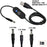 JUNSUNMAY DC 3.5*1.35mm to USB Touch Dimming LED Inline Switch Controller for Single Color, Length 100cm - 3