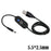 JUNSUNMAY 1m DC 5.5x2.5mm to USB Indicator Design LED Touch Inline Dimmer Switch Controller for Single Color - 2