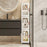 4 Drawers Kitchen Gap Organizer Narrow Dresser PP+PET+ABS Storage Cabinet 24.5x28.5x166CM - Transparent Tan - 5