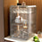 Coffee Mug Cup Table Organizer Three Layer Dustproof Storage Box, Size L - Transparent - 2