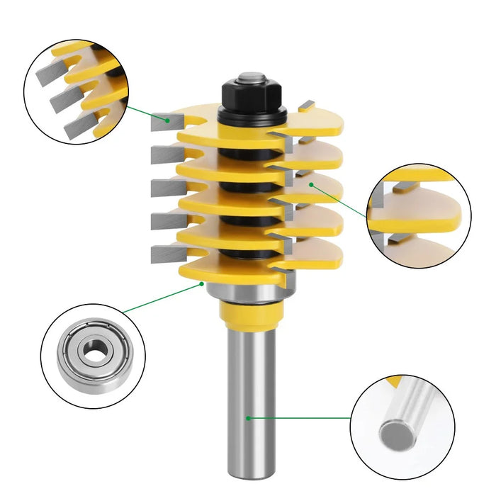 8mm Shank Hardness Alloy Milling Cutter Router Bit Engraving Tools - 2