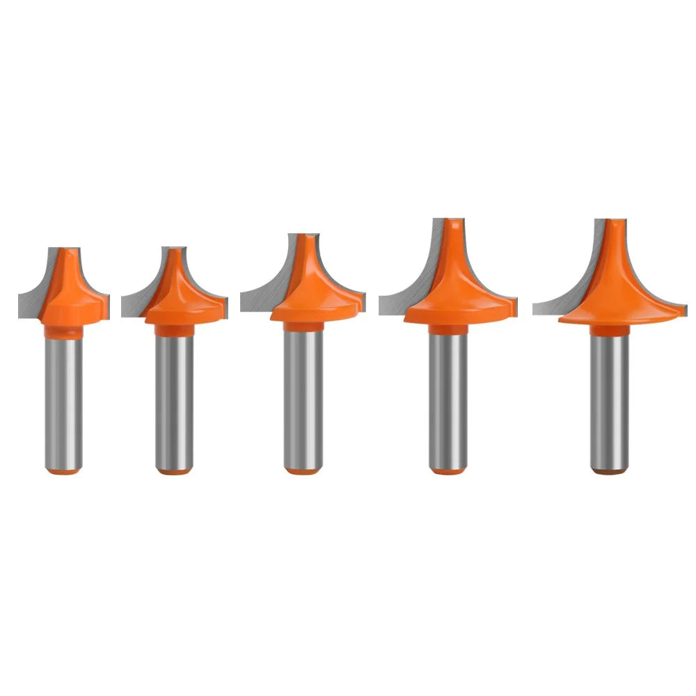 8mm Shank Round Over Edging Router Bit Woodworking Milling Cutter Tool - 1