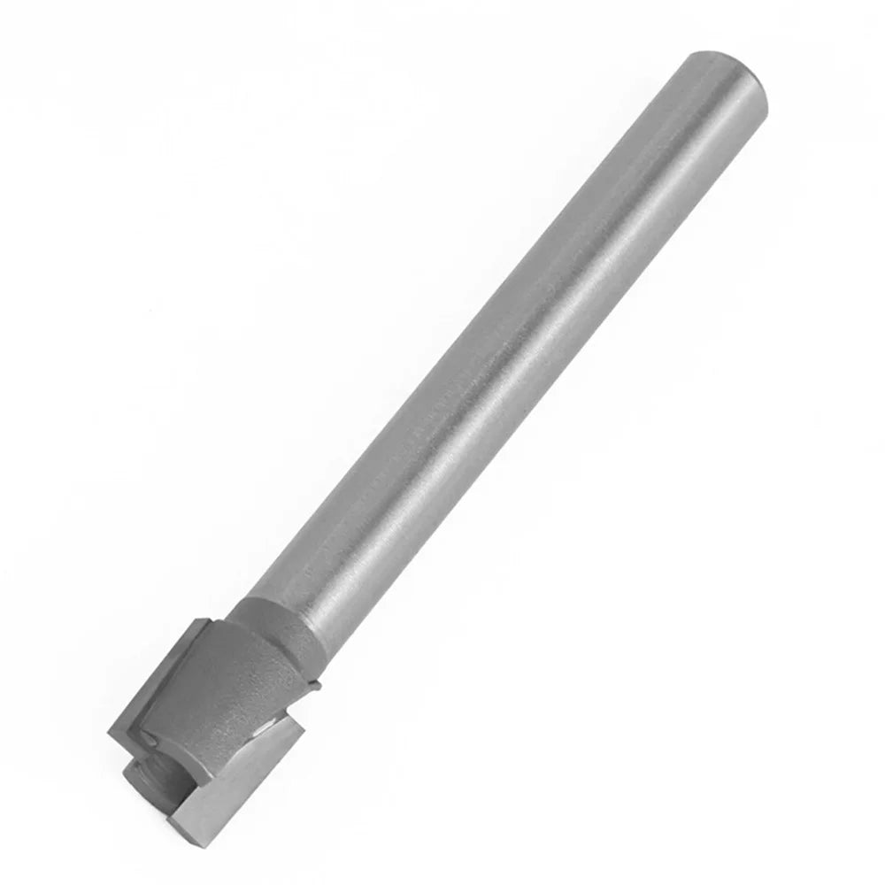 8mm Shank Wood Grooving Tool Steel + Tungsten Steel Alloy Woodworking Milling Cutter - 2