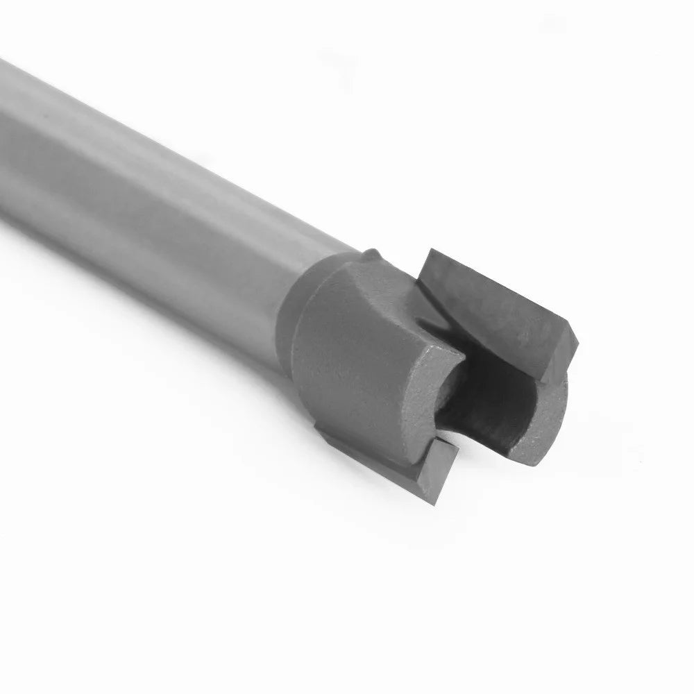 8mm Shank Wood Grooving Tool Steel + Tungsten Steel Alloy Woodworking Milling Cutter - 4
