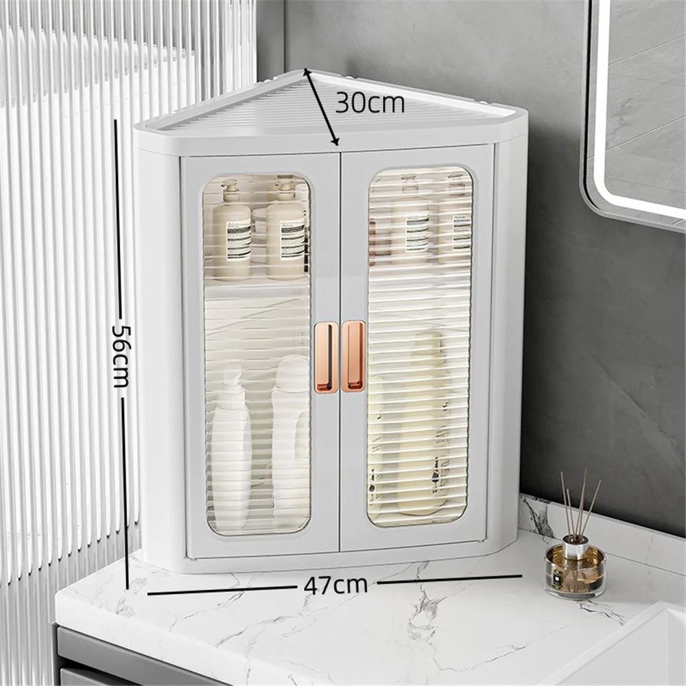 8829 1-Layer ABS+PP+PET Storage Drawer Home Corner Organizer Cabinet - White - 7