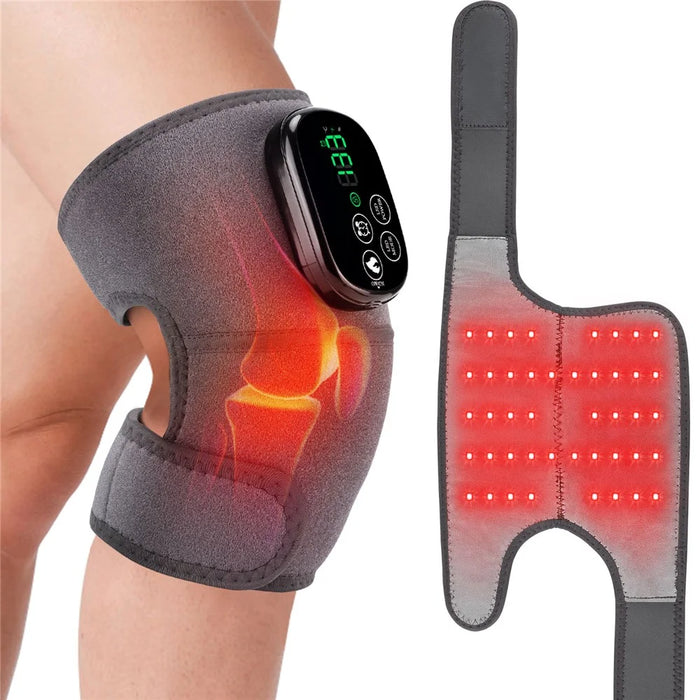 Heated Knee Brace Infrared Light Knee Wrap with 5 Heating Levels (CE, RoHS, FCC) - 2