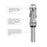 1 / 2 Shank 2+2 Flutes Compression Bit Spiral Trimmer Woodworking Milling Cutter - 3