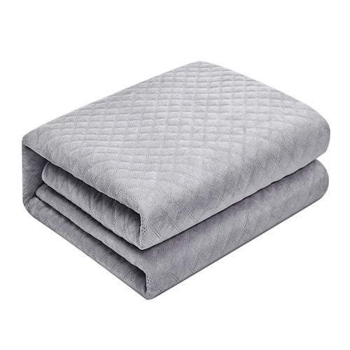 24V Low Voltage Graphene Infrared Heating Blanket 150 X 80cm, Electric Heated Blanket, EU Plug - Grey - 1