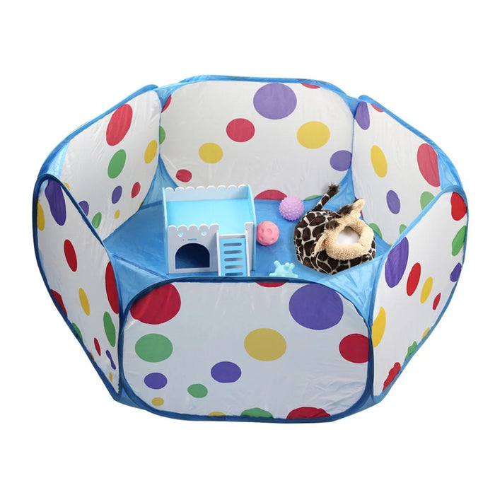 TG-PB062 Windproof Pet House Bed Foldable Pet Cat Cloth Fence Gift - Blue - 1