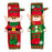 1 Pair Xmas Refrigerator Door Handle Cover Christmas Elf Design Fridge Handle Decorative Gift Cover - 1