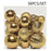 36Pcs 4 / 6 / 8cm Mixed Size Plastic Christmas Ball Ornaments Xmas Party Hanging Decoration Gift - Gold - 1