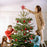 101Pcs / Set 3-6cm Plastic Balls Star Christmas Tree Ornament Xmas Party Hanging Decoration - Gold+Red+Blackish Green - 2