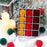 12Pcs / Set Flocking+PET Christmas Tree Ball Ornament Xmas Decorative Hanging Decoration - Style A - 2
