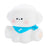Cute Puppy Eye Protection Night Light Warm Light Tap Dimmable Table Lamp - 1
