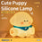Cute Puppy Eye Protection Night Light Warm Light Tap Dimmable Table Lamp - 2