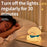 Cute Puppy Eye Protection Night Light Warm Light Tap Dimmable Table Lamp - 5