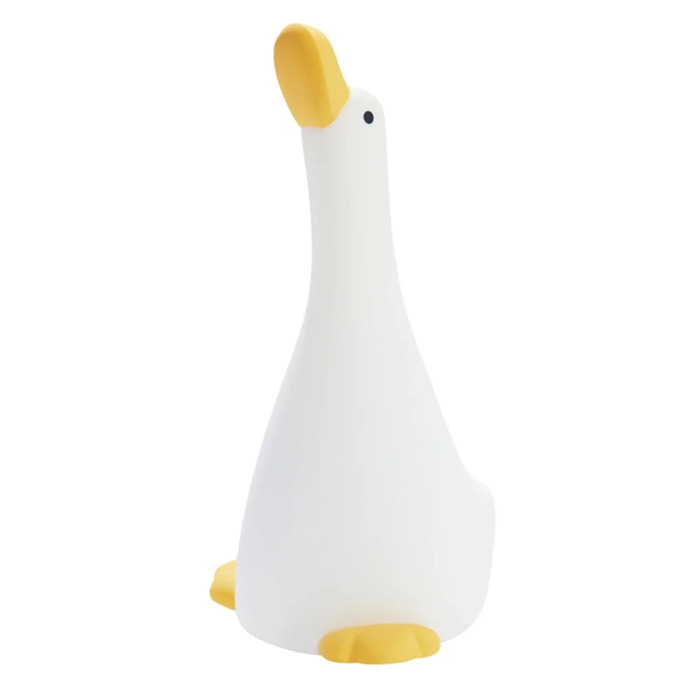 Looking-Up Duck Night Light Warm Light Eye Protection Tap Dimmable Table Lamp with Timer - 1