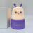 Cute Deer Night Light for Kids Room Tap Control ABS+Silicone Bedside Lamp - Purple - 2