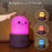 Cute Deer Night Light for Kids Room Tap Control ABS+Silicone Bedside Lamp - Purple - 5