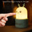 Cute Deer Night Light for Kids Room Tap Control ABS+Silicone Bedside Lamp - Purple - 6