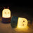 Cute Deer Night Light for Kids Room Tap Control ABS+Silicone Bedside Lamp - Purple - 7