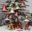 6Pcs 6cm Bell Design Christmas Decoration Beautiful Bell Christmas Tree Hanging Ornament - Red - 2