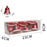 6Pcs 6cm Bell Design Christmas Decoration Beautiful Bell Christmas Tree Hanging Ornament - Red - 5
