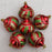 6Pcs Christmas Decoration Onion Shape Ball Christmas Tree Hanging Spiral Cone Ball Ornament - 5