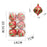 6Pcs Christmas Decoration Onion Shape Ball Christmas Tree Hanging Spiral Cone Ball Ornament - 7